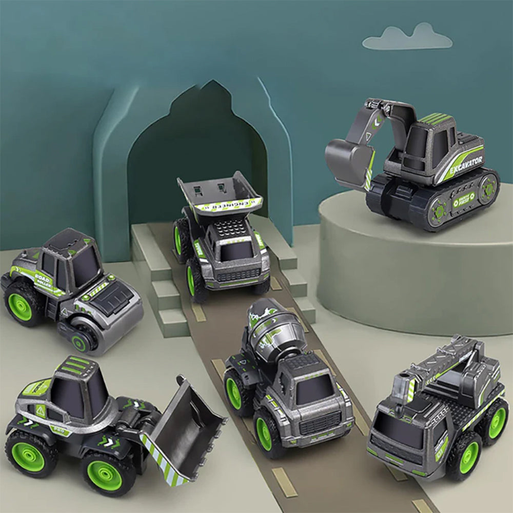 PULL BACK ALLOY CONSTRUCTION VEHICLE SET