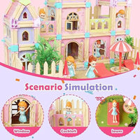 Thumbnail for COLORFUL CREATIVE PRINCESS CASTLE SET