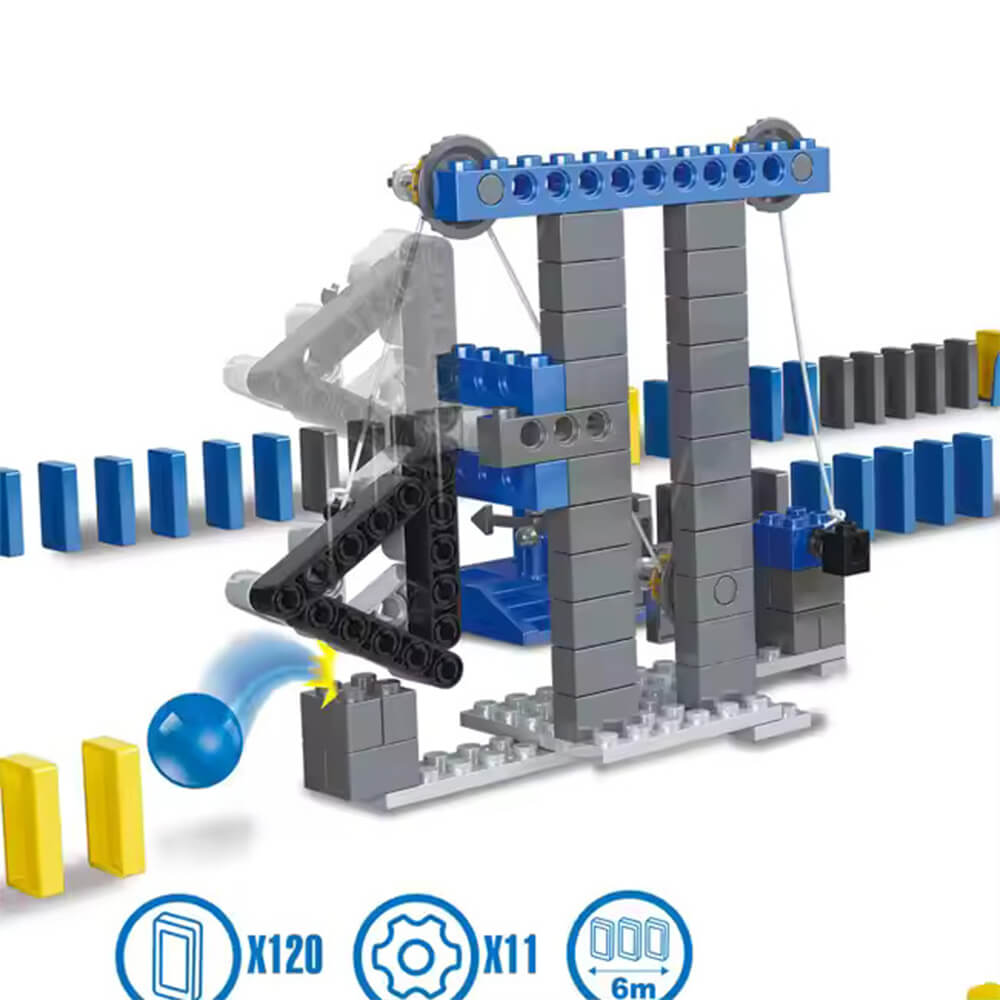 DOMINO BRICKS TRAIN PLAY SET