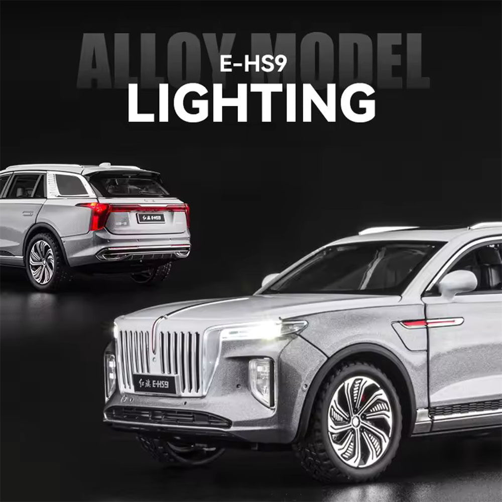 1 :24 HONGQI E-HS9 ALLOY DIECAST MODEL WITH SMOKE