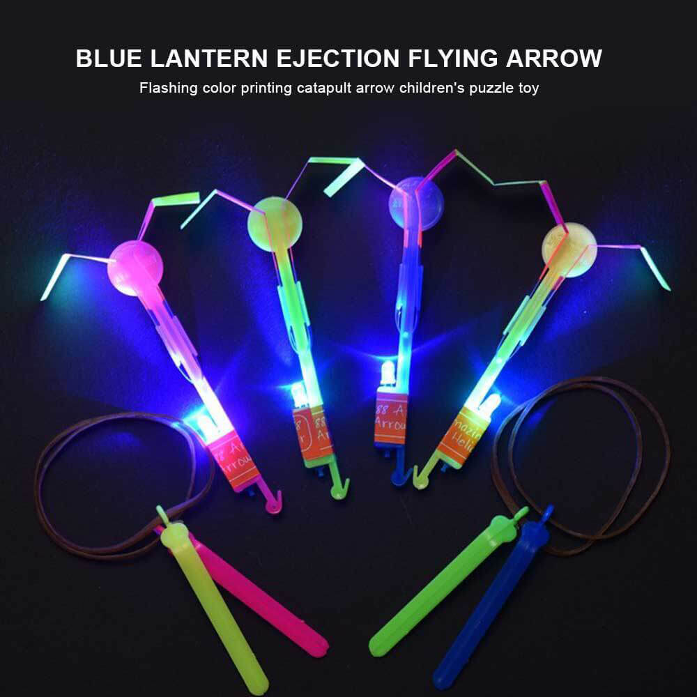 SLINGSHOT FLYING COPTER WITH LED LIGHTS - PACK OF 5