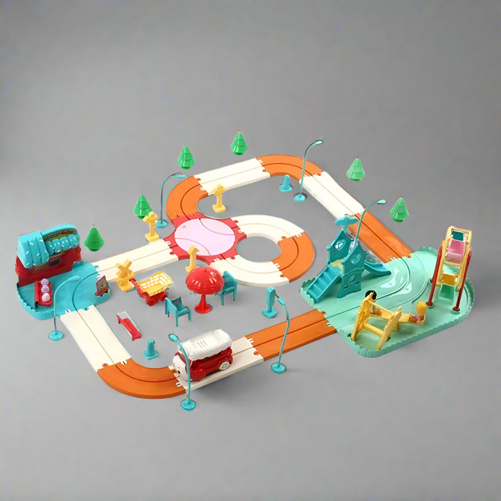 RAIL CAR ASSEMBLED TRACK SET