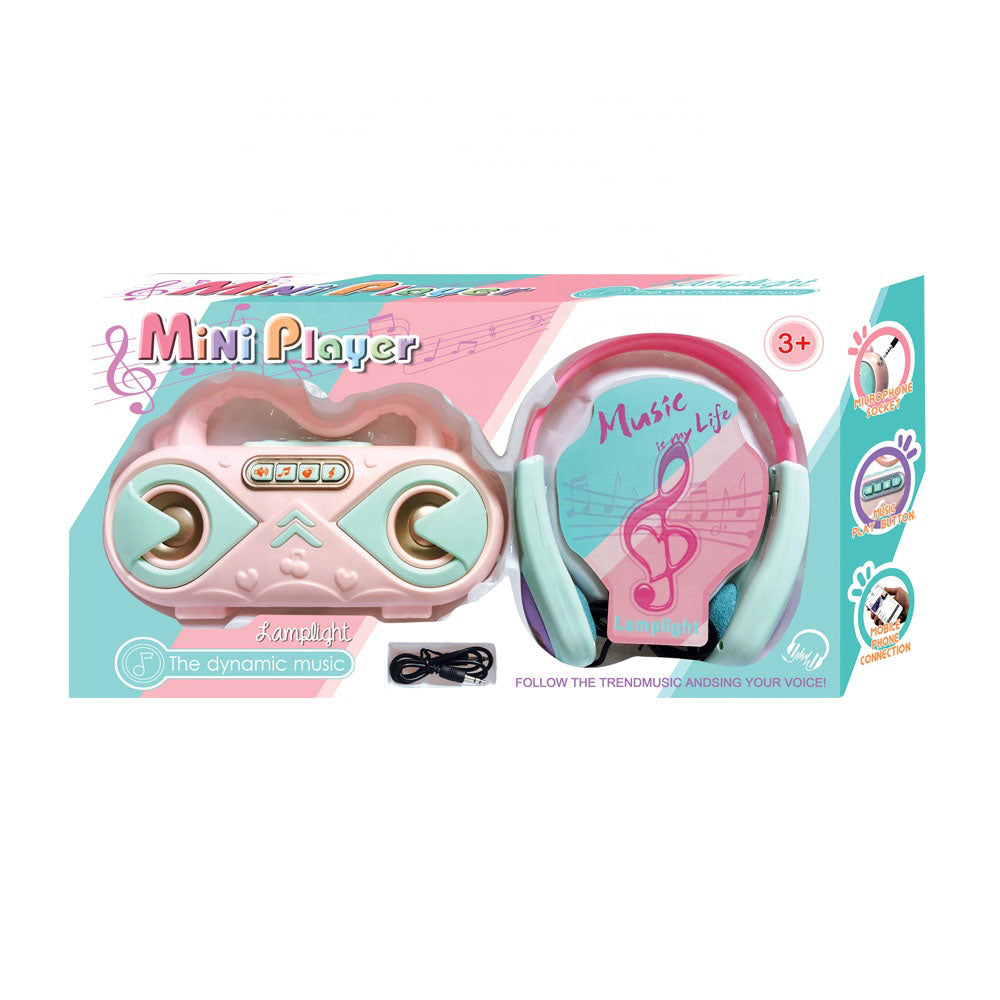 KIDS MINI PLAYER WITH LIGHT & MUSIC