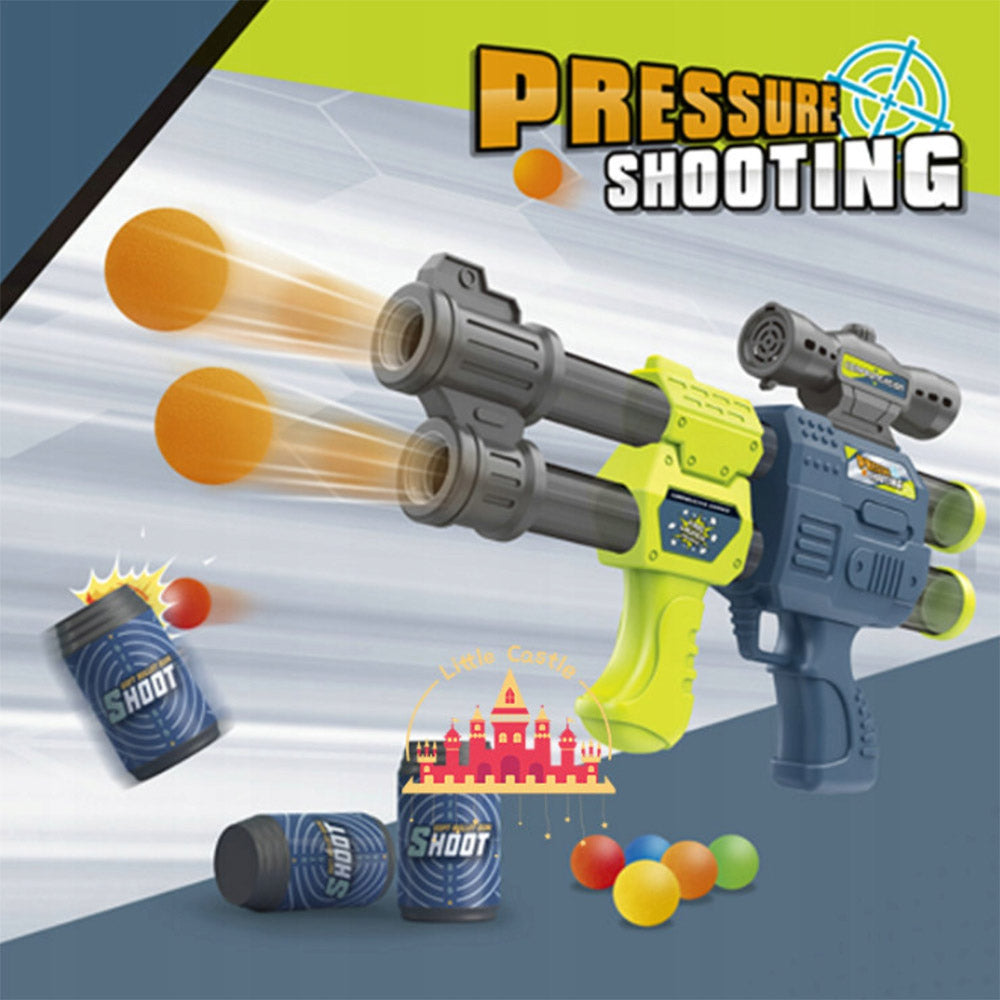 DOUBLE SOFT BALL GUN ARMY WEAPON