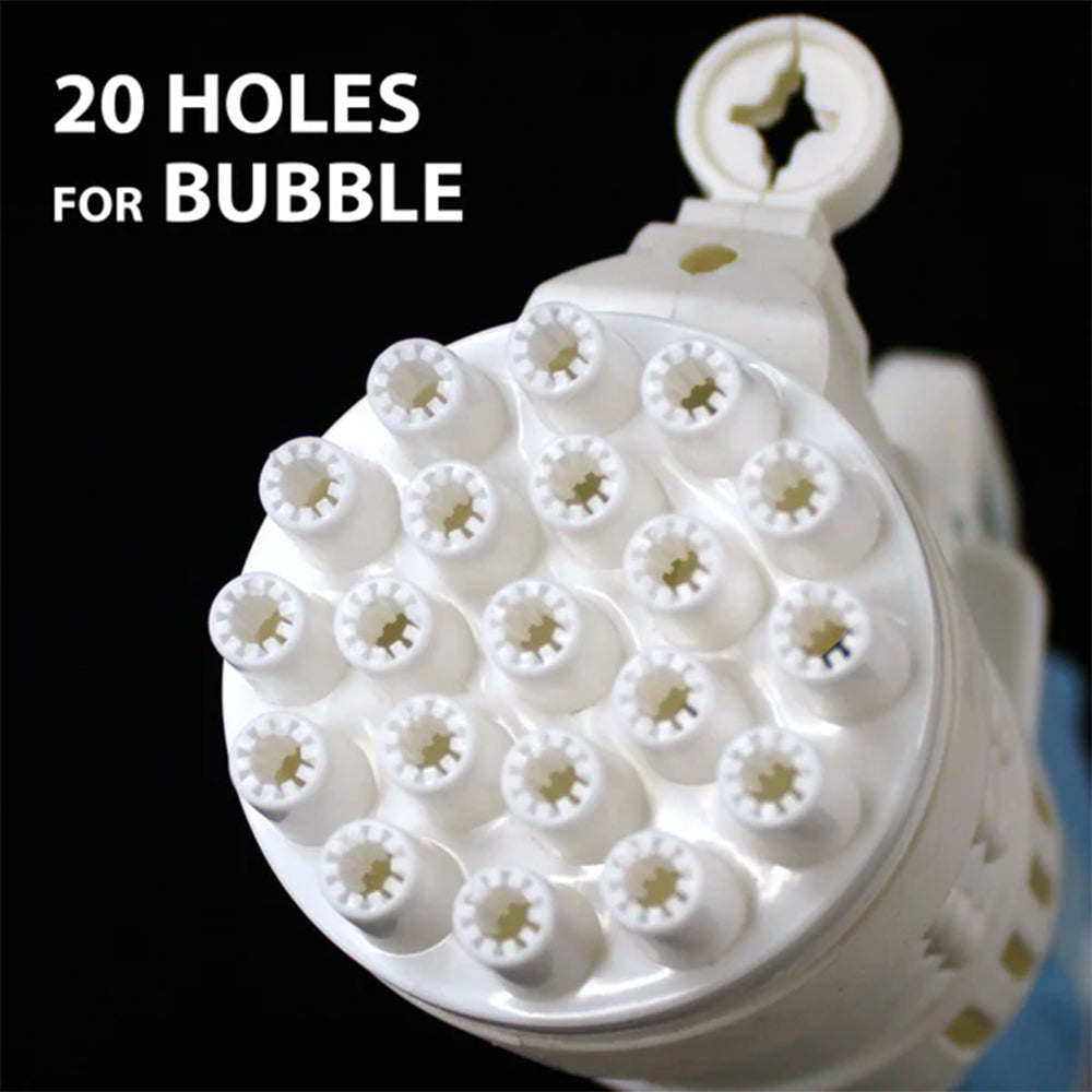 20 HOLES AUTOMATIC BUBBLE GUN