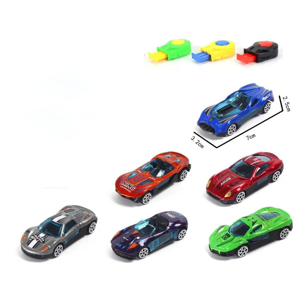 SPEED INTO FUN WITH OUR PULL BACK RACER CAR TOY SET - 6 PCS