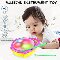 Thumbnail for BABY MUSICAL 3D LIGHTS DRUM WITH STICKS