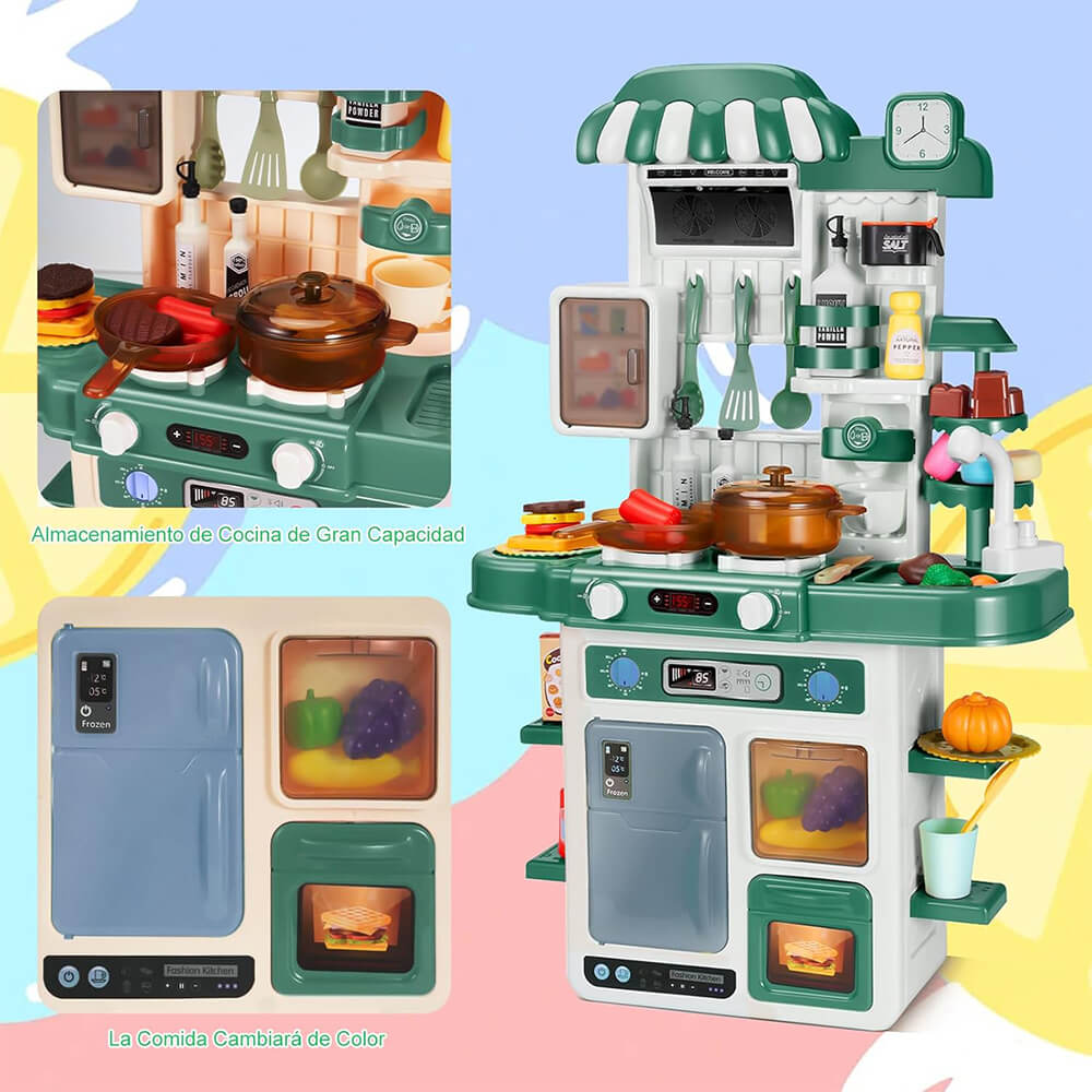 REALISTIC SPRAYS EASY TO ASSEMBLE KITCHEN SET - 48 PCS