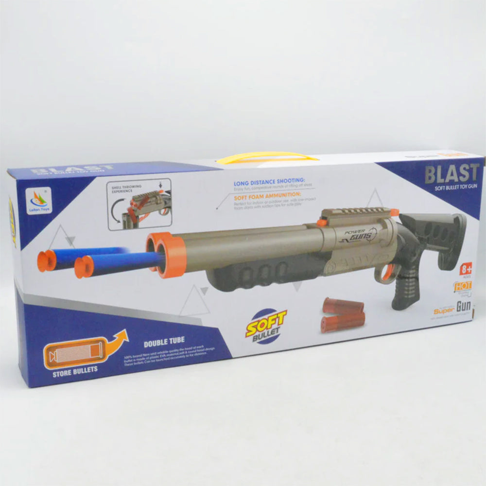 DOUBLE BARREL SOFT BULLET GUN