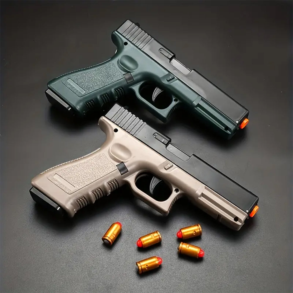 AUTOMATIC SHELL EJECTION SOFT BULLET GLOCK GUN