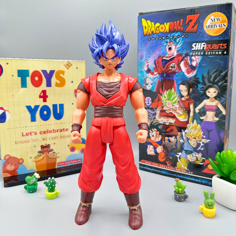 DRAGON BALL Z GOKU SUPER SAIYAN BLUE KAIOKEN FIGURE SET