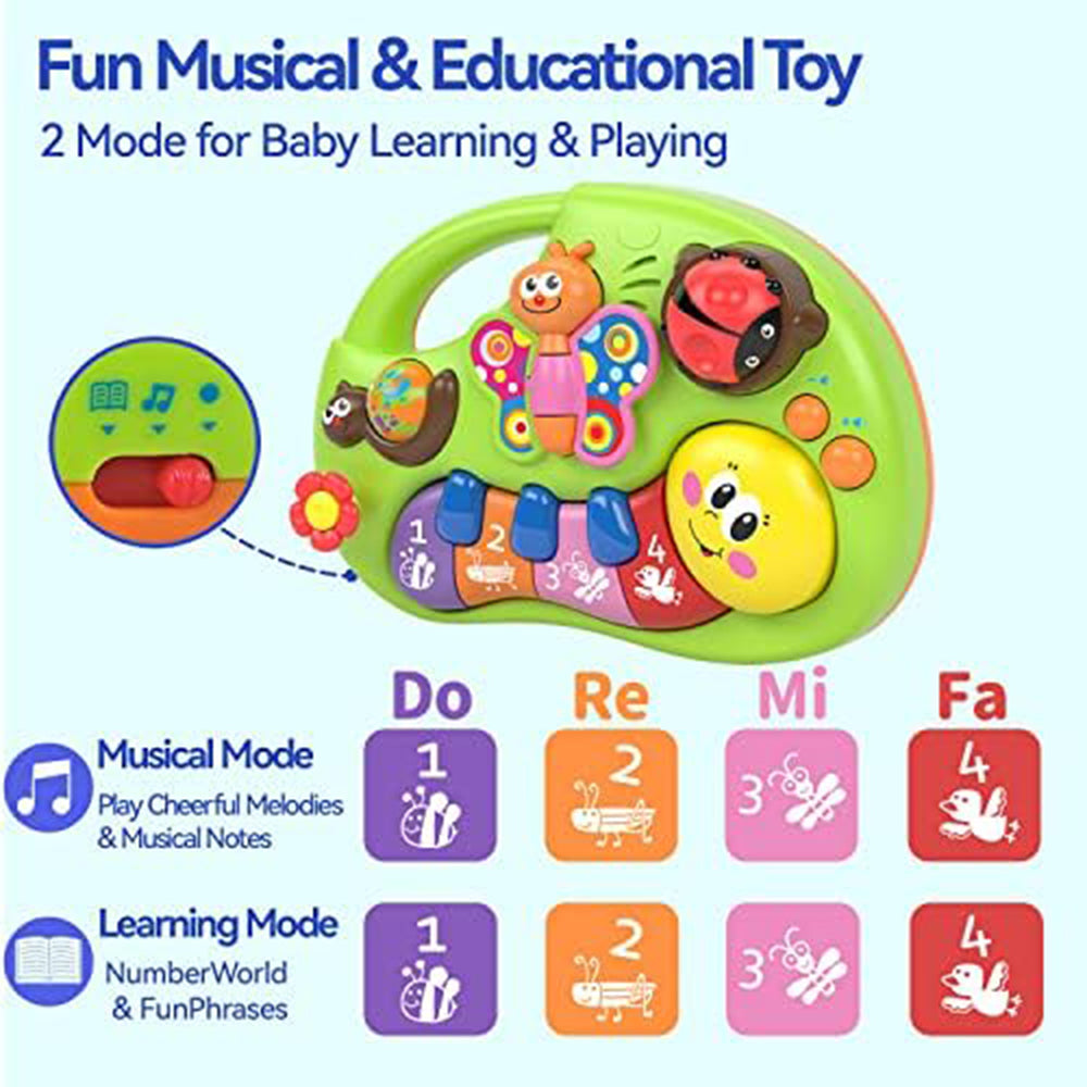 5 IN 1 INTERACTIVE EARLY EDUCATION PIANO TOY