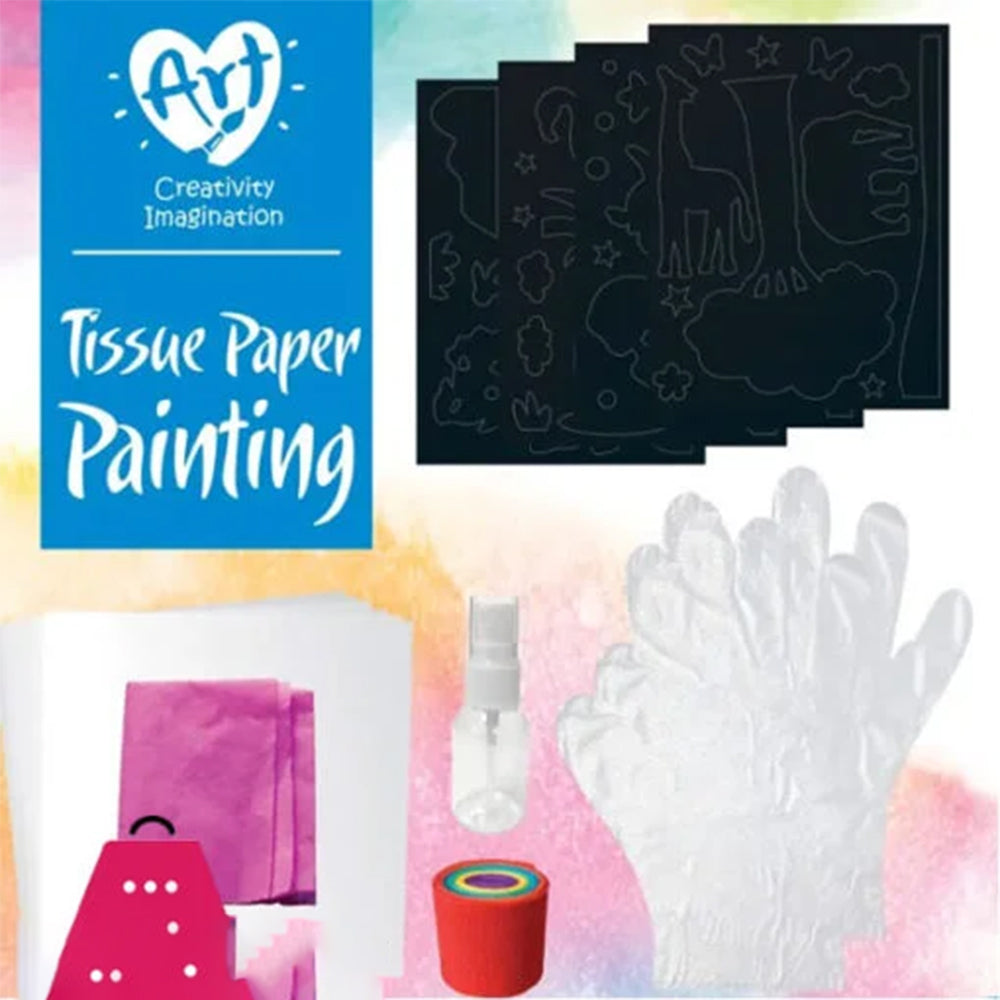 WONDER PLAY TISSUE PAPER PAINTING