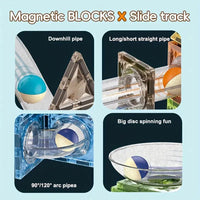 Thumbnail for DIY SPACE MAGNETIC PIPELINE BUILDING BLOCKS - 68 PIECES