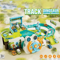 Thumbnail for DINOSAUR STEERING WHEEL 4 CAR BREAKOUT ADVENTURE TRACK SET