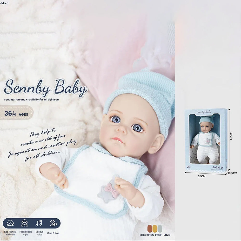 SENNBY BABY COTTON BODY 14 INCH REBORN DOLL