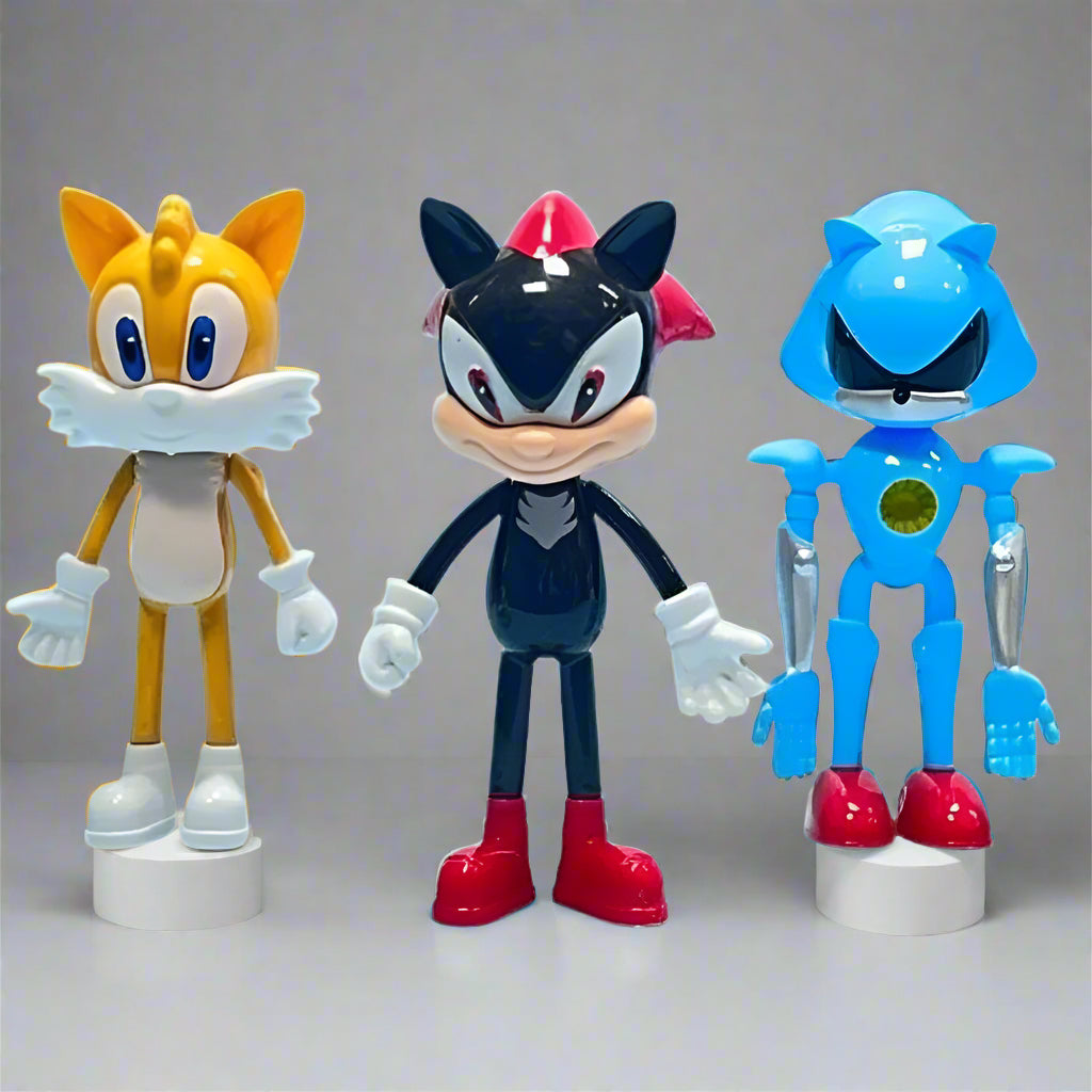 SONIC THE HEDGEHOG ACTION FIGURE - 6 PCS