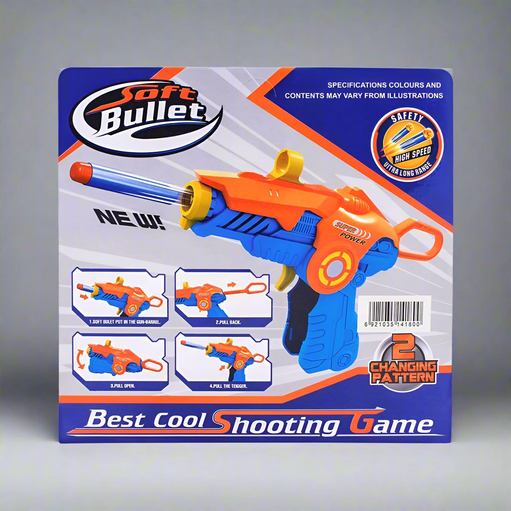 SOFT BLASSTER BULLET GUN