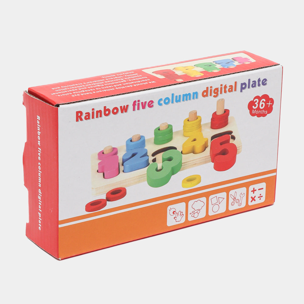 RAINBOW FIVE COLUMN DIGITAL EDUCATIONAL GAME