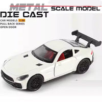 Thumbnail for 1:36 PULL BACK MERCEDES AMG GT BRABUS DIECAST METAL ALLOY CAR