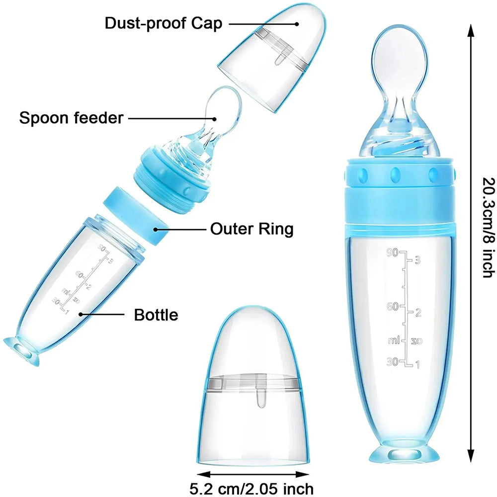 BABY SILICONE FEEDING SPOON