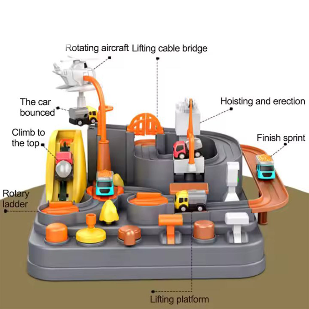 EDUCATIONAL RACING RAIL CAR ADVENTURE GAME