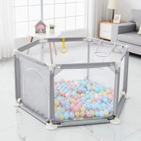 Thumbnail for HEXAGON SAFETY PLAYPEN BASKETBALL ARENA FOR KIDS
