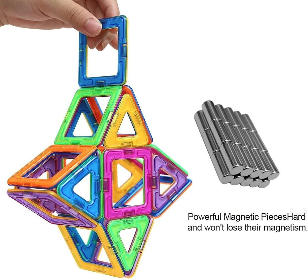 50 PCS MAGNETIC BUILDING BLOCKS SET