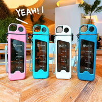 Thumbnail for 350ML DOUBLE LAYER PLASTIC WATER BOTTLE