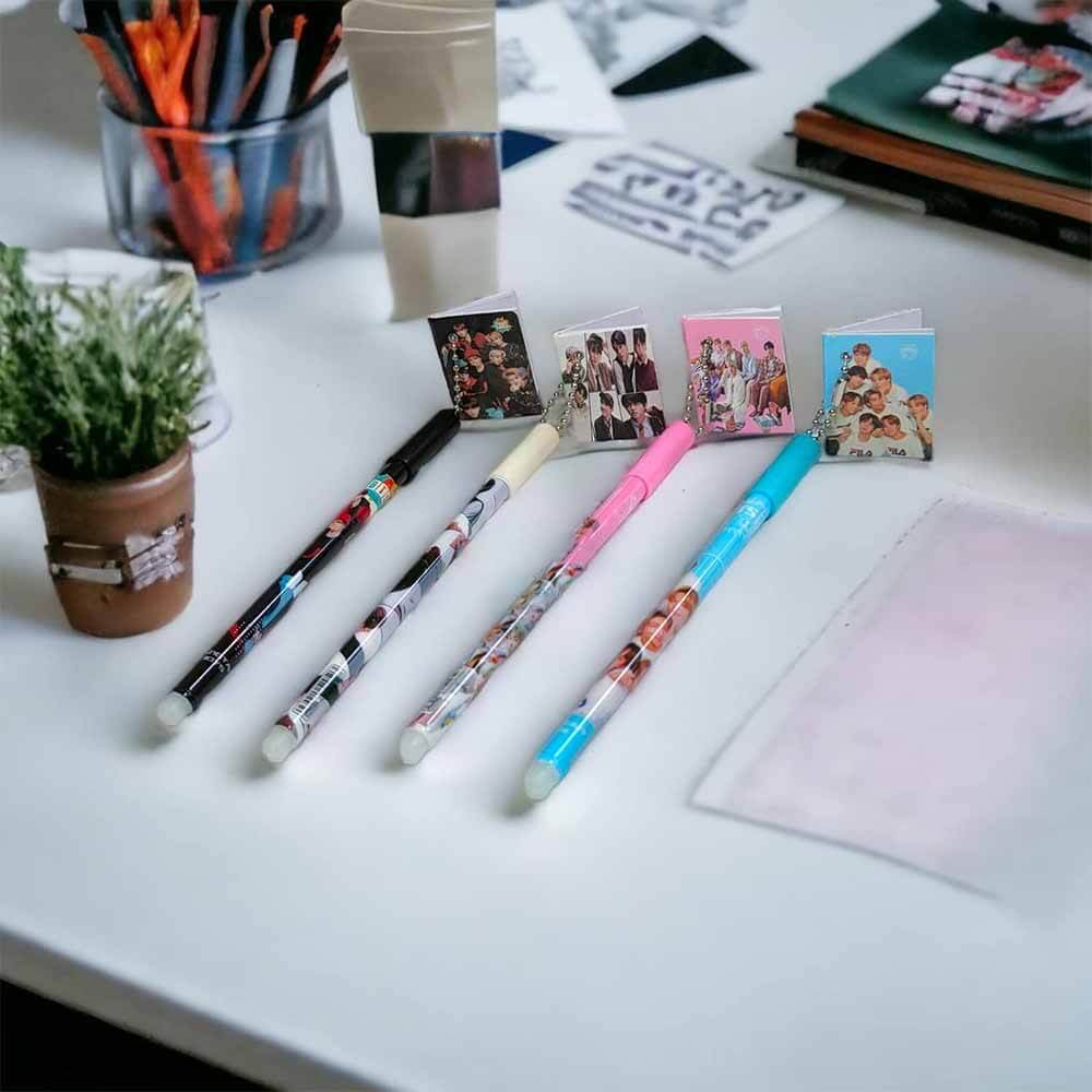 PACK OF 2 BTS DIARY GEL PEN