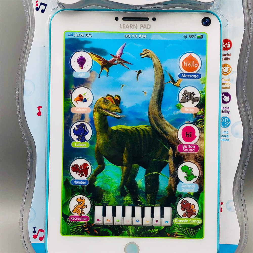 SMART & INTERACTIVE LEARNING PAD WITH LIGHTS & SOUND TOY