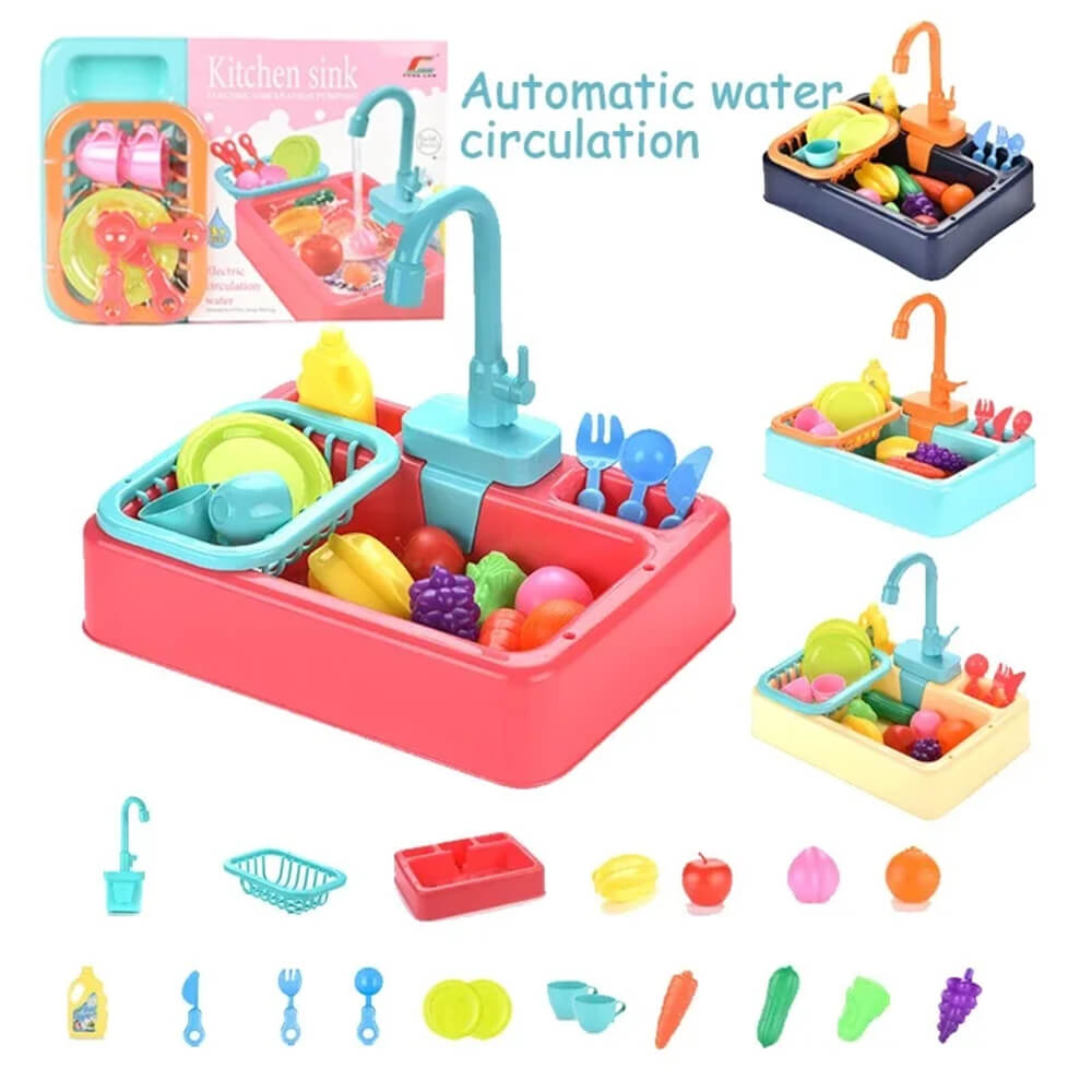 ELECTRIC KITCHEN SINK DISH WASHER SET