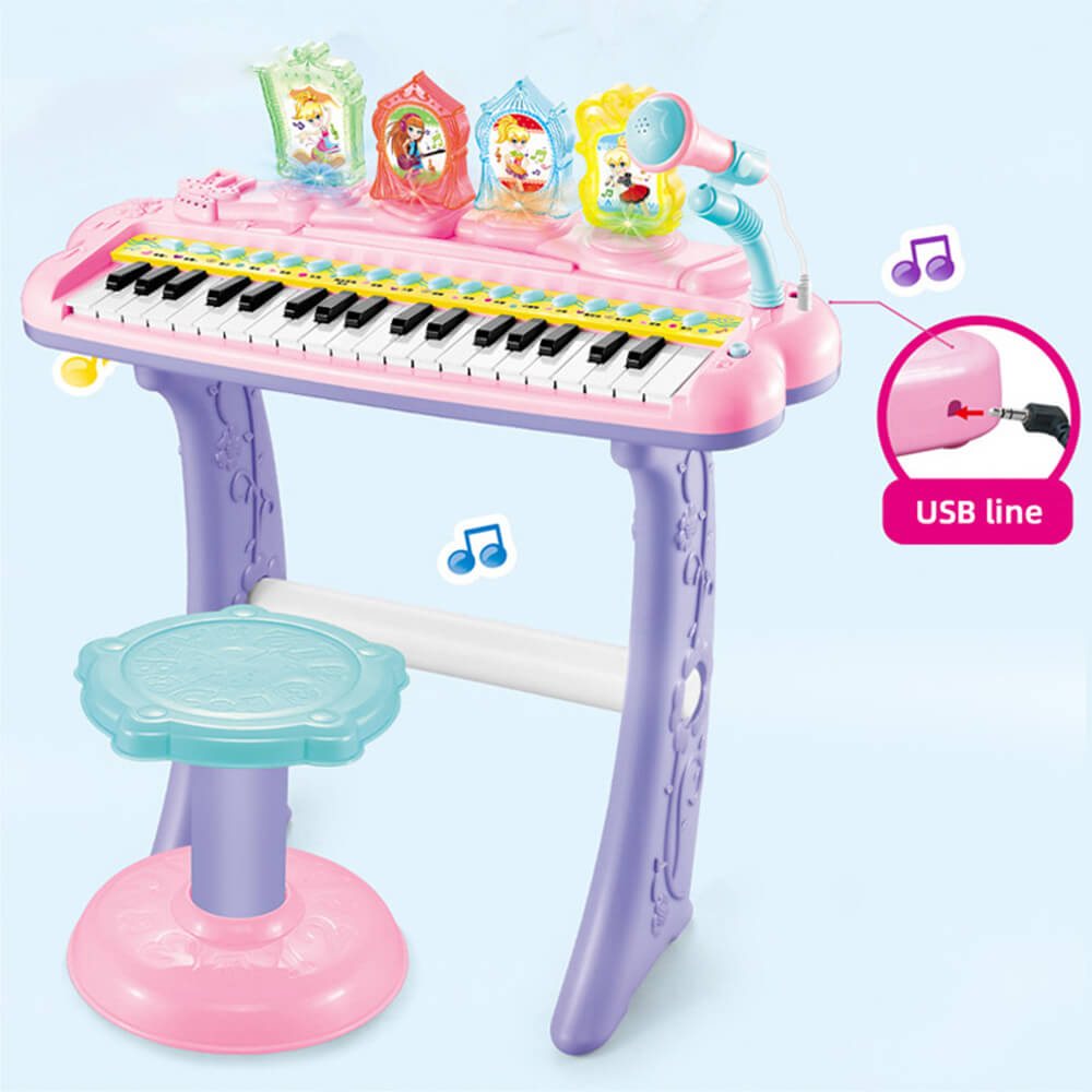 MUSICAL ORGAN STAND KIDS ELECTRIC PIANO KEYBOARD TOY