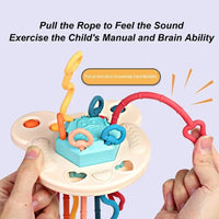 Thumbnail for BABY TEETHER PULL STRING SENSORY RATTLE TOY