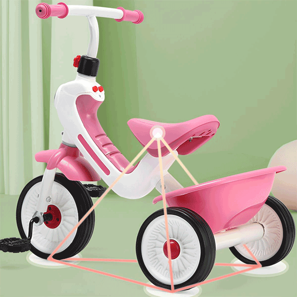 KIDS IMPORTED TRICYCLE WITH LIGHTS MUSIC