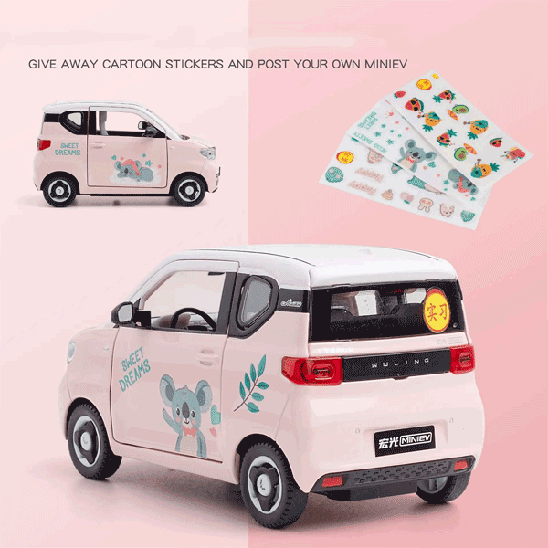 1:24 WULING MACARON MINI EV ALLOY DIECAST MODEL