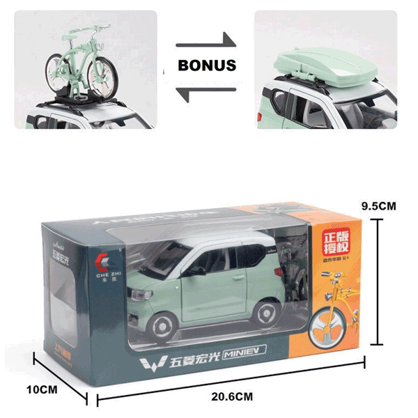 1:24 WULING MACARON MINI EV ALLOY DIECAST MODEL