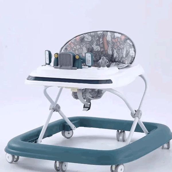 FIBER BABY WALKER WITH ATTRACTIVE MUSICAL TRAY