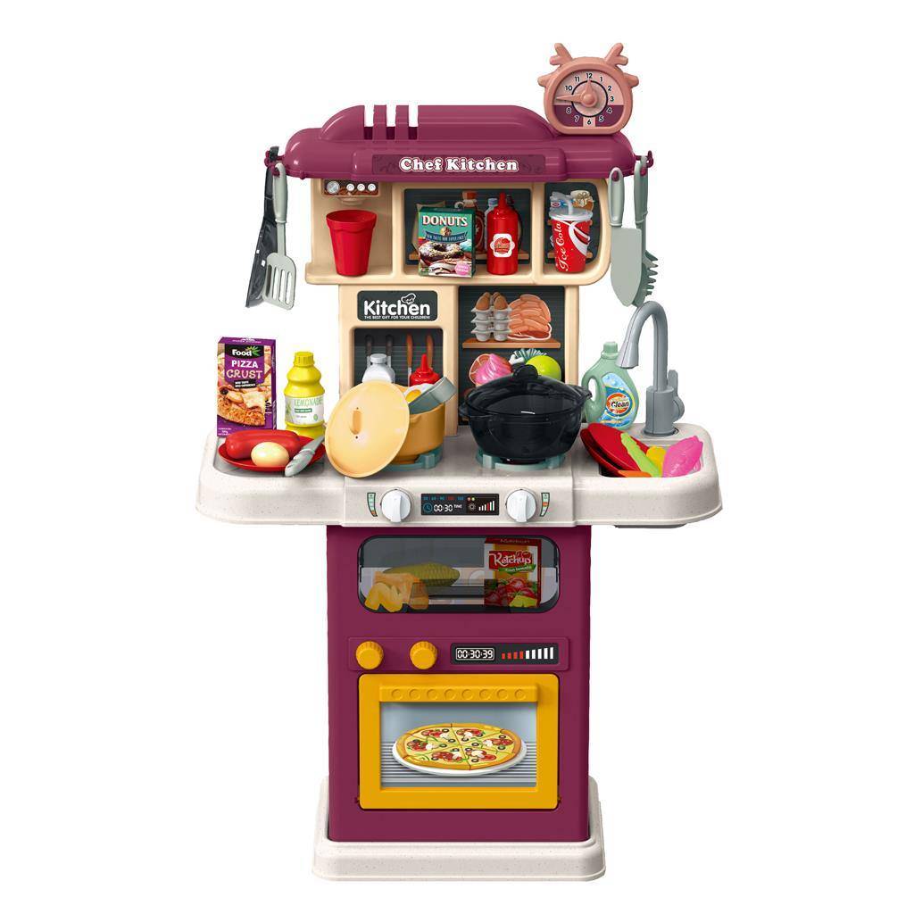 ROLE-PLAY KITCHEN COOKING PLAY SET - 64 PCS