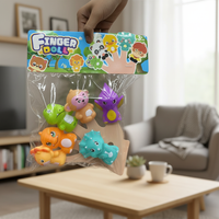 Thumbnail for CUTE SOFT SILICON ANIMAL FINGER DOLLS SET FOR KIDS