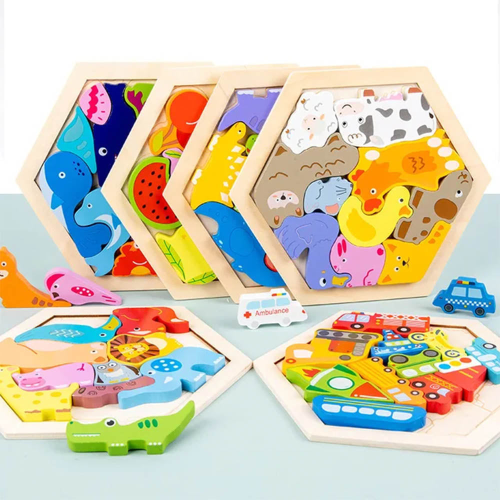 3D WOODEN PUZZLES GAMES