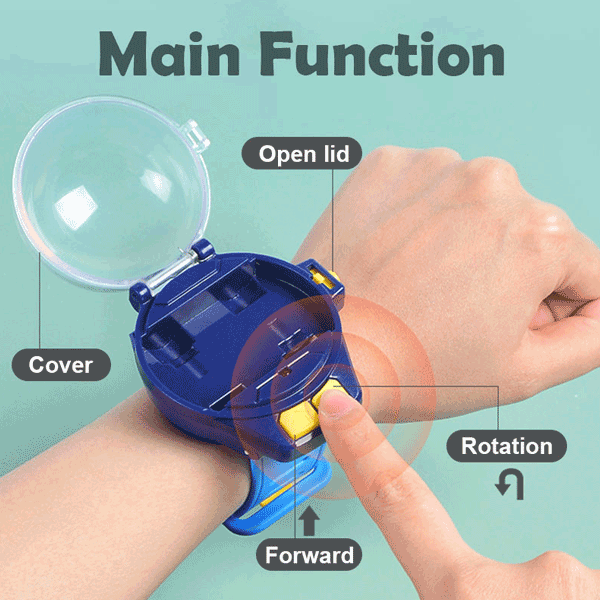 RC MINI CUTE HAND WATCH REMOTE CONTROL CAR FOR KIDS