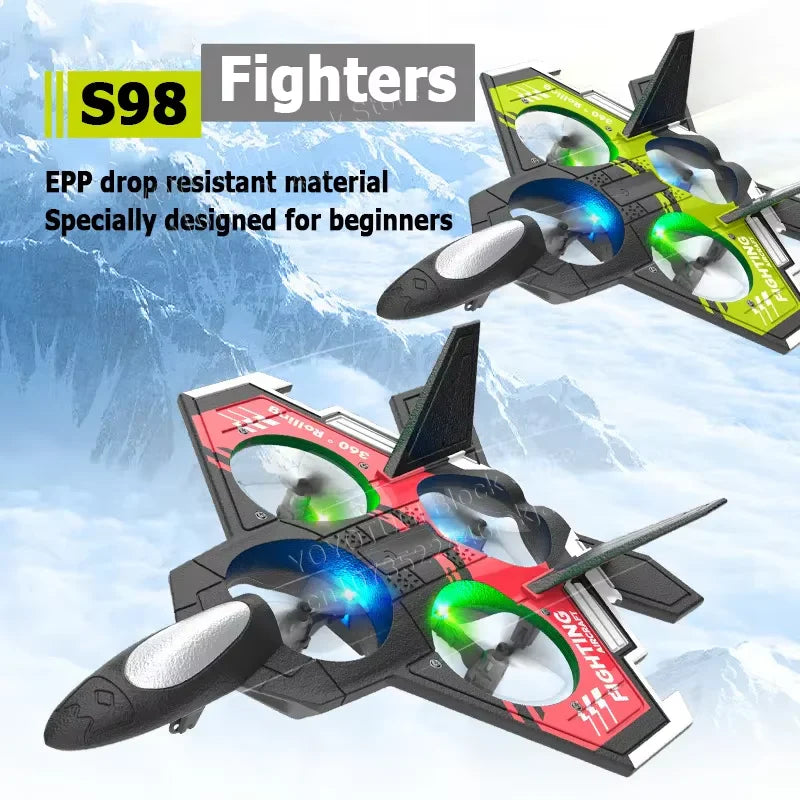 REMOTE CONTROL FIGHTER COMBAT AIRCRAFT WITH 360 FLIP