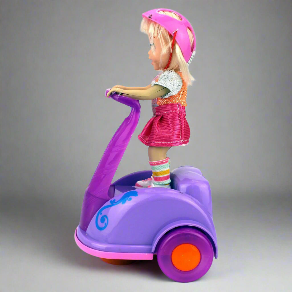 360 ROTATING SPORT GIRL SCOOTER TOY