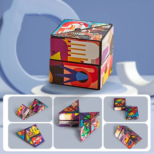 3D dimensional Variety Geometric Magic Cube