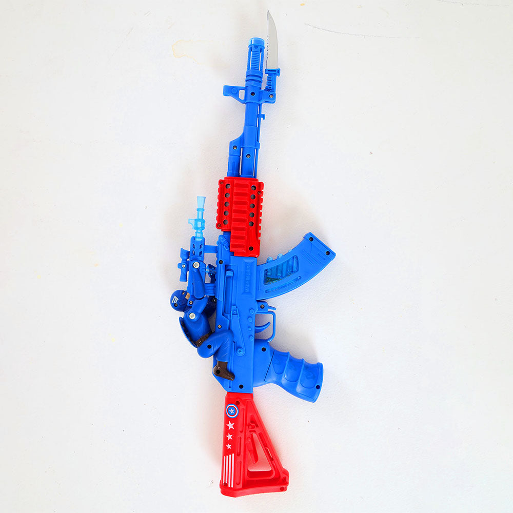 KIDS AUTOMATIC MACHINE GUN BLUE