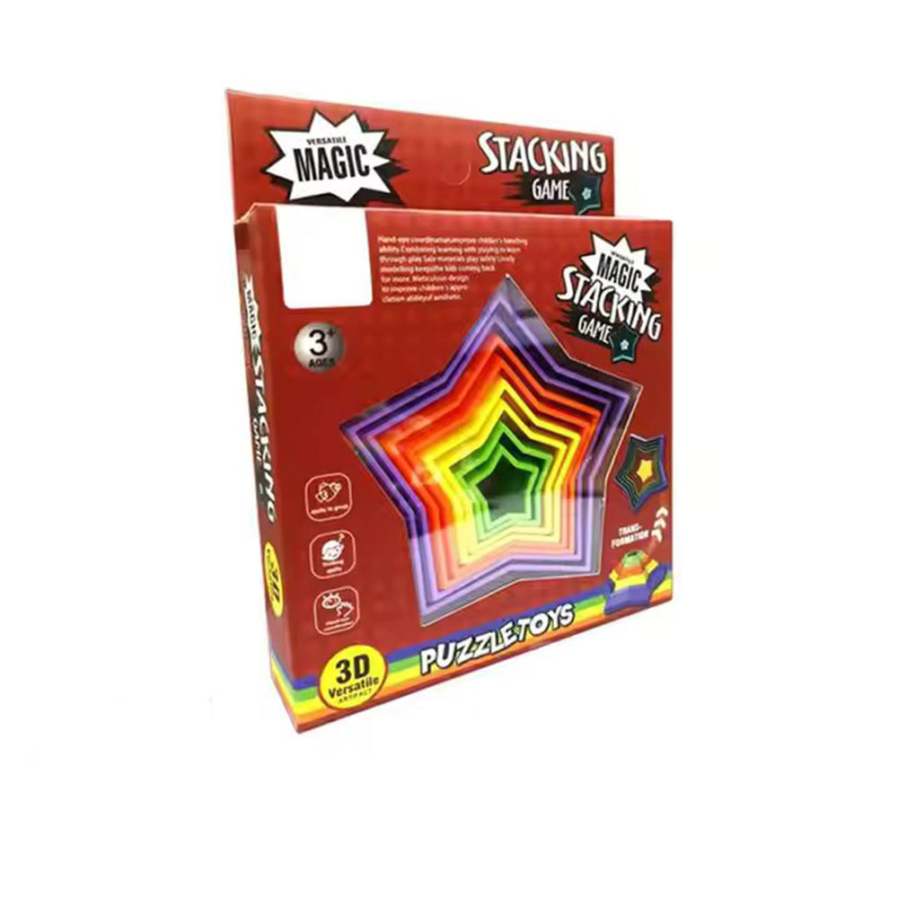 3D MAGIC STAR CIRCLE STRESS RELIEF MAGIC GYRO FIDGET