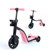 Thumbnail for 2 IN 1 MULTIFUNCTIONAL KICK SCOOTER & TRICYCLE