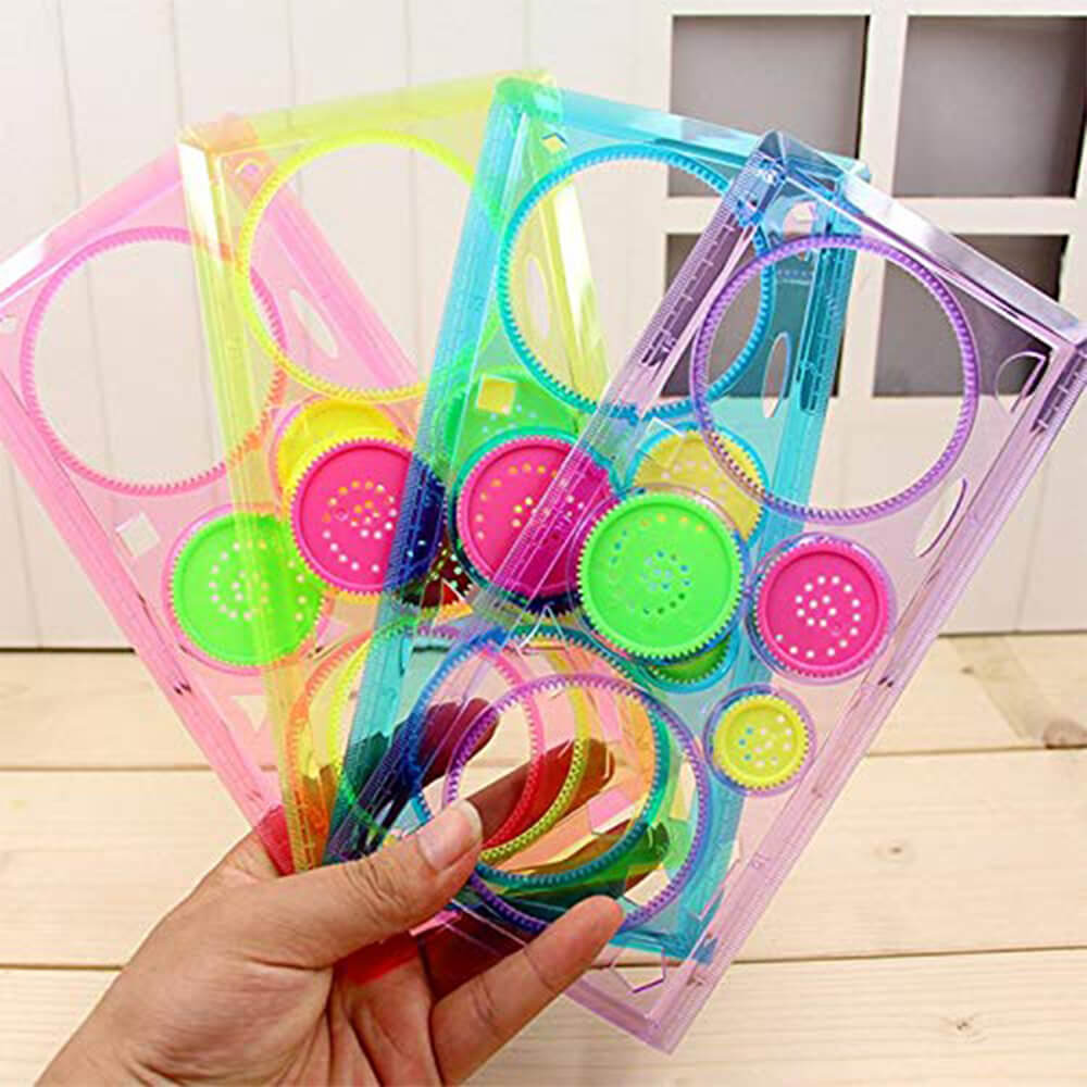 SPIROGRAPH GEOMETRIC RULER - PACK OF 3