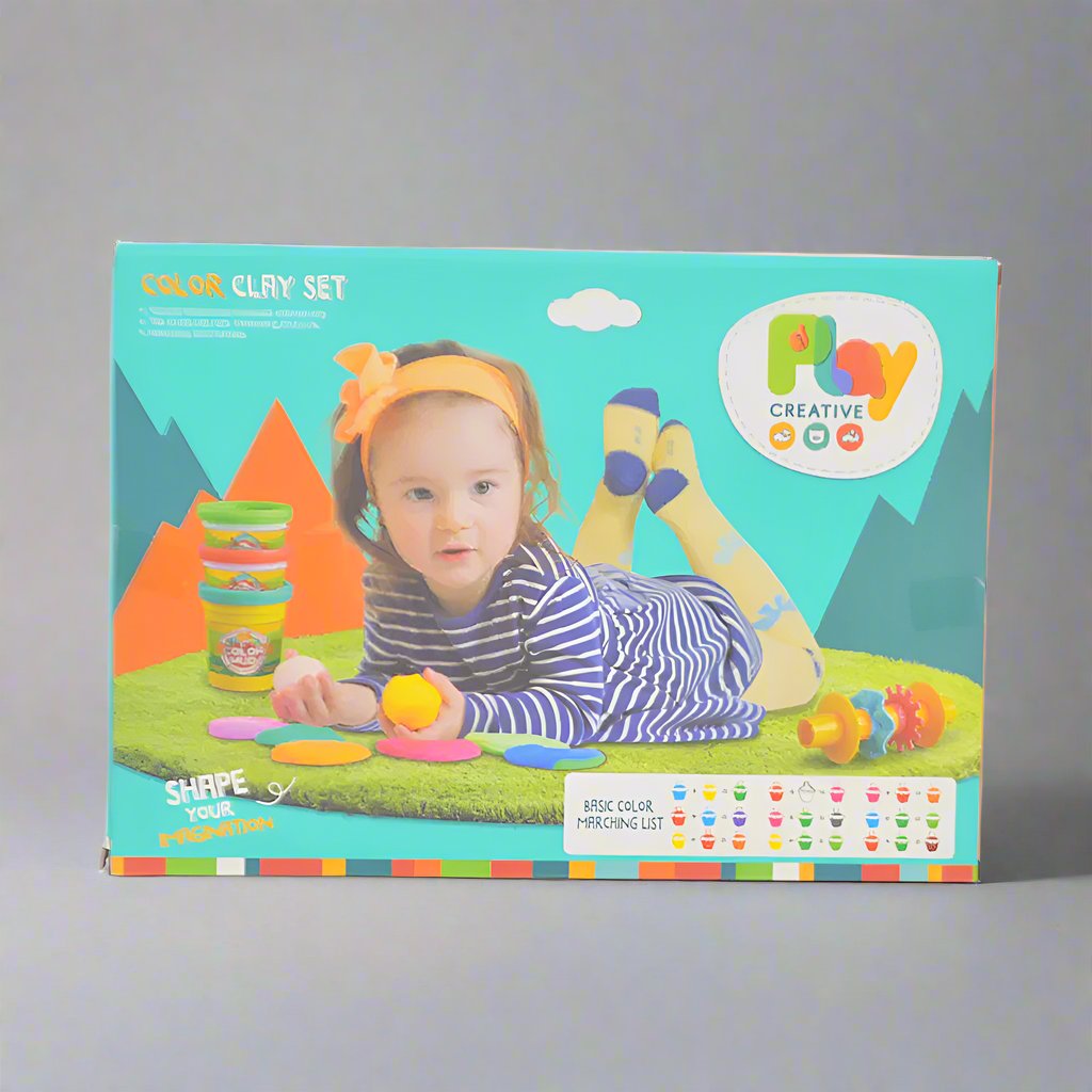 DIY CREATIVE COLOR CLAY SET - 24 PCS